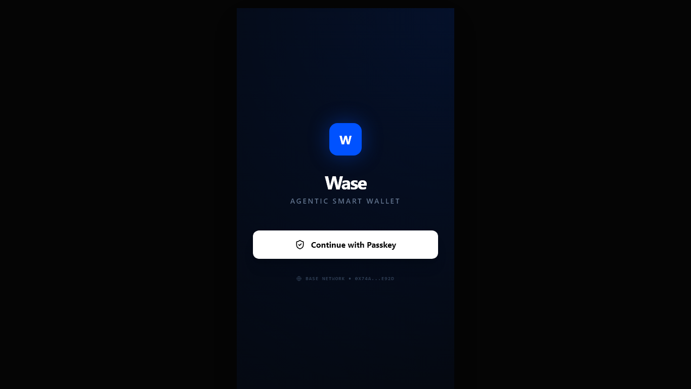 Wasewallet screenshot